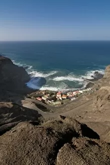 View of the remote village of Alojera, La Gomera, Canary Islands, Spain, Atlantic, Europe