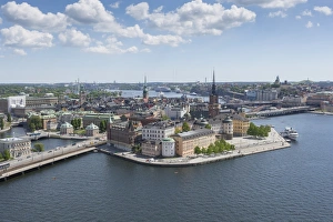 Stockholm Prints: View of Riddarholmen Town Hall Tower, Stockholm, Sweden, Scandinavia, Europe