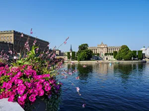 Stockholm Prints: View towards the Riksdagshuset (Parliament House)