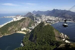 Images Dated 24th June 2010: View over Rio de Janeiro from the Sugarloaf Mountain, Rio de Janeiro, Brazil