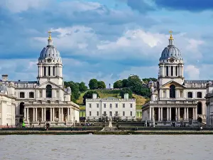 Open Space Prints: View over River Thames towards The Old Royal Naval College and Greenwich Park