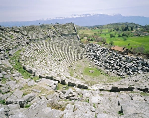 Curving Prints: View of Roman amphitheatre Selge