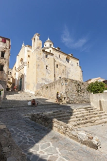 Corsica Prints: View of the Roman Catholic Cathedral St