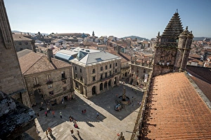 Galicia Prints: View from the roof of the Cathedral of Santiago de Compostela, UNESCO World Heritage Site