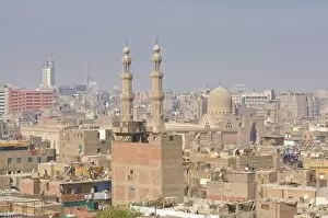 Images Dated 7th November 2009: View over the roofs of the old city, Cairo, Egypt, North Africa, Africa