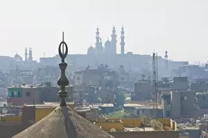 Images Dated 7th November 2009: View over the roofs of the old city of Cairo, Egypt, North Africa, Africa