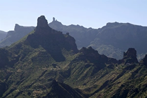 Roque Nublo Prints: View to Roque Nublo near Tejeda, Gran Canaria, Canary Islands, Spain, Europe