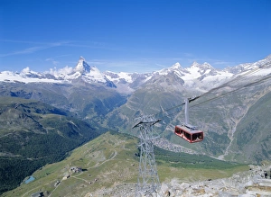 View from Rothorn to Matterhorn
