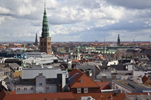 View from the Round Tower, Copenhagen, Denmark, Scandinavia, Europe