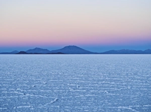 Bolivian Prints: View of the Salar de Uyuni, the largest salt flat in the world