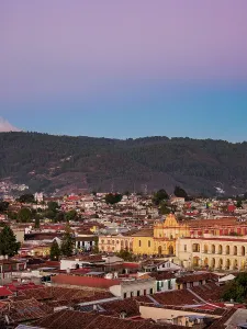 Legacy Prints: View towards the San Cristobal Cathedral at dusk