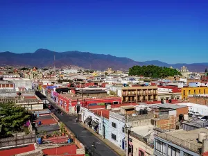 Weekend Prints: View towards the San Felipe Neri Church, Oaxaca de Juarez, Oaxaca State, Mexico