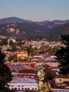 Charming Prints: View towards the San Francisco de Asis Church at dusk