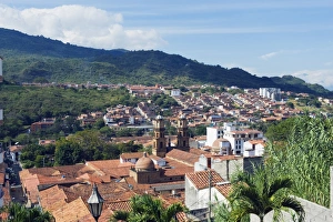 San Gil Prints: View over San Gil, Colombia, South America