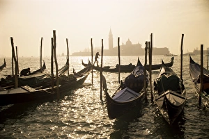 Gondola Prints: View towards San Giorgio Maggiore