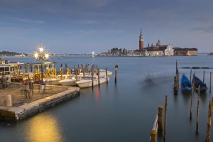 View to San Giorgio Maggiore, Venice, UNESCO World Heritage Site, Veneto, Italy, Europe