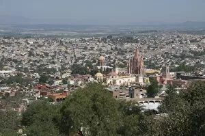 Images Dated 21st April 2008: View of San Miguel de Allende (San Miguel) from Mirador viewpoint, Guanajuato State