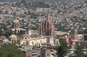 Images Dated 21st April 2008: View of San Miguel de Allende (San Miguel) from Mirador viewpoint, Guanajuato State