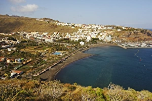 La Gomera Prints: View of San Sebastian de la Gomera, La Gomera, Canary Islands, Spain, Atlantic, Europe