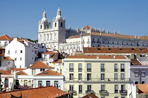 View of San Vincente de Fora church and Alfama neighbourhood