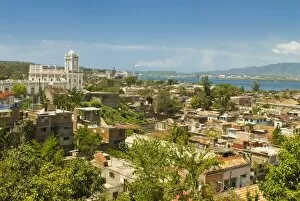 View over Santiago de Cuba, Cuba, West Indies, Caribbean, Central America