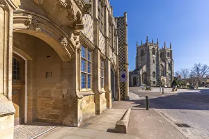 View of Saturday Market Place and Kings Lynn Minster (St