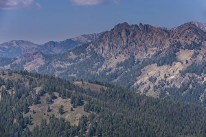 National Forest Prints: View over the Sawtooth National Forest north of Sun Valley