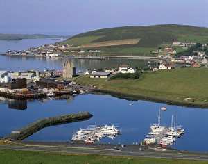 Scalloway Prints: View of Scalloway, ancient capital of Shetland
