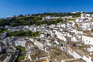 View over Setenil de las Bodegas, Andalucia, Spain, Europe