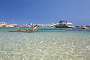 Corsica Prints: View across the shallow turquoise waters of Cala Lazarina