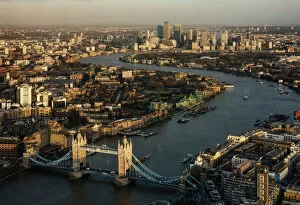 River Thames Gallery: The View from The Shard, London, England, United Kingdom, Europe
