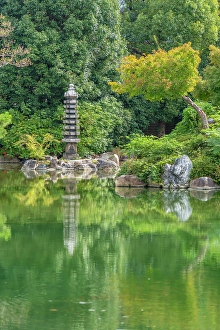Herbs Prints: View of Shoseien Garden in early Autumn