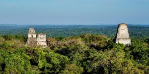 Pyramid Prints: View from above showing Temples I