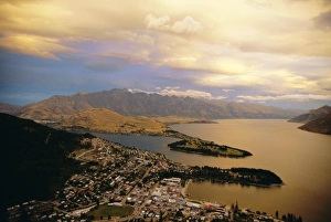 Wakatipu Prints: View from Skyline Chalet at top of the gondola