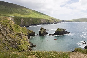 View from Slea Head Drive near Dunquin, Dingle Peninsula, County Kerry View from Slea Head Drive near Dunquin, Dingle Peninsula, County Kerry