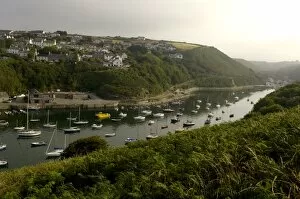 Images Dated 21st January 2000: View of Solva Harbour from Cribyn (or Gribin) ridge