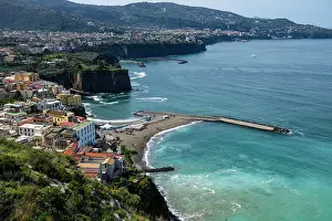 Vacation Destination Prints: View over Sorrento, Bay of Naples, Campania, Italy, Europe