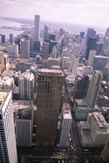 View south over downtown from John Hancock Center