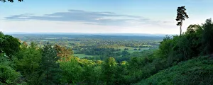 Images Dated 29th May 2007: View south from Holmbury Hill towards The South Downs, Surrey Hills, Surrey