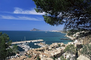Costa Blanca Prints: View southwards over marina