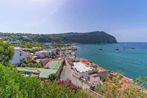Coastal View Prints: View of Spiaggia di Citara beach, Forio, Island of Ischia, Campania, Italy, Europe