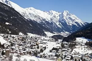 View towards St. Jakob, St. Anton am Arlberg, Tirol, Austrian Alps, Austria, Europe