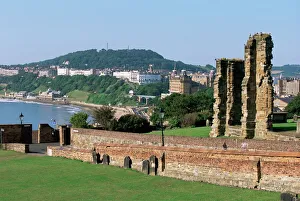Scarborough Prints: View from St. Marys Church towards the Grand Hotel and South Shore
