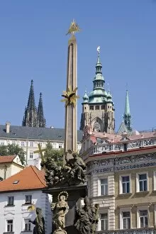 View of St. Vituss Cathedral, UNESCO World Heritage Site, Prague, Czech Republic
