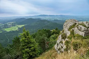 Recreational Prints: View from a summit near Chaine de Puys in Massif Central