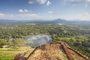 5th Century Ad Prints: View from summit of Sigiriya, UNESCO World Heritage Site
