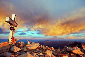 Peaks Prints: View at sunrise from Pico de Aneto, at 3404m the highest peak in the Pyrenees