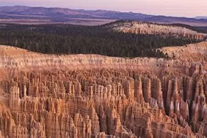Images Dated 21st November 2007: View from Sunrise Point at sunrise, Bryce Canyon National Park, Utah, United States of America