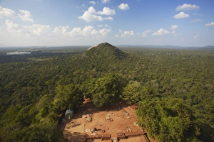 5th Century Ad Prints: View of surrounding countryside from Sigiriya