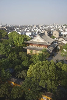 View of Suzhou from Beisi Ta Pagoda, Suzhou, Jiangsu, China, Asia